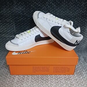 Nike Blazer Low 77 Jumbo White Black Sail Men's Sneakers Shoes Size 9.5